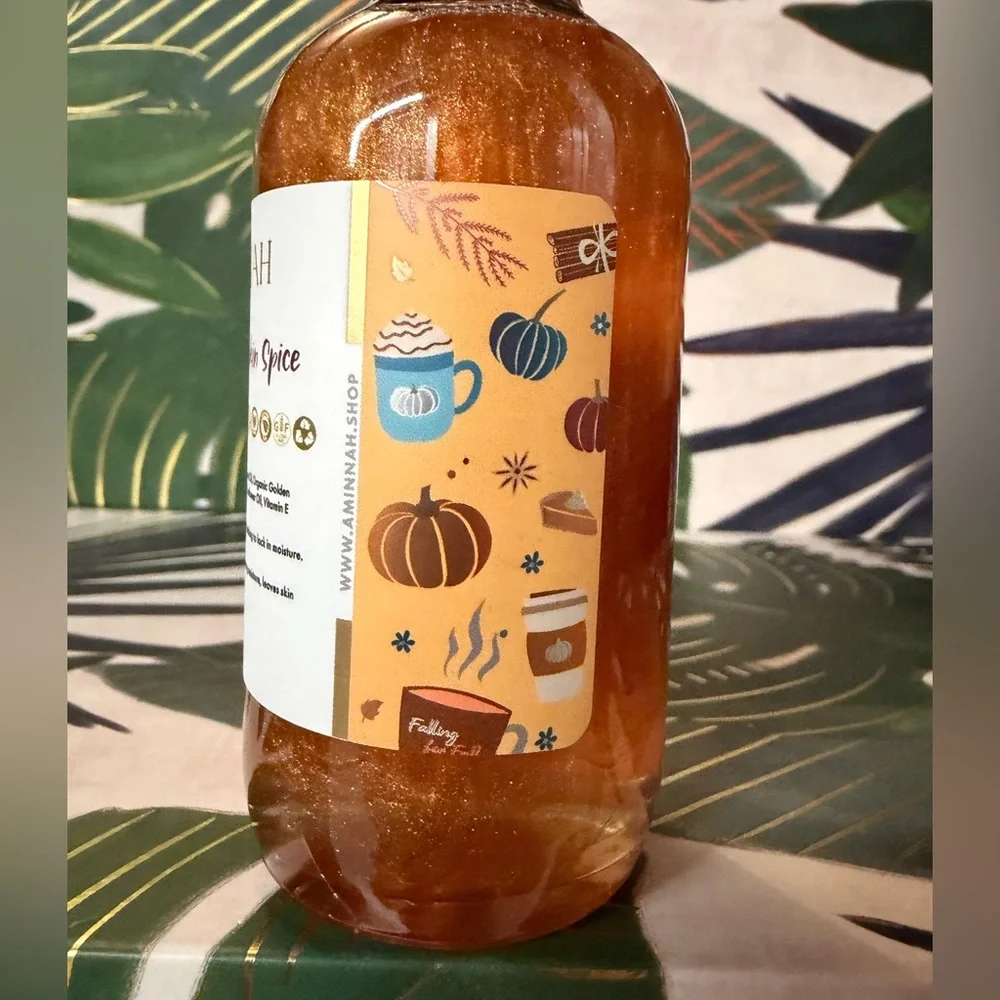 Aminnah Pumpkin Spice Body Oil NWT